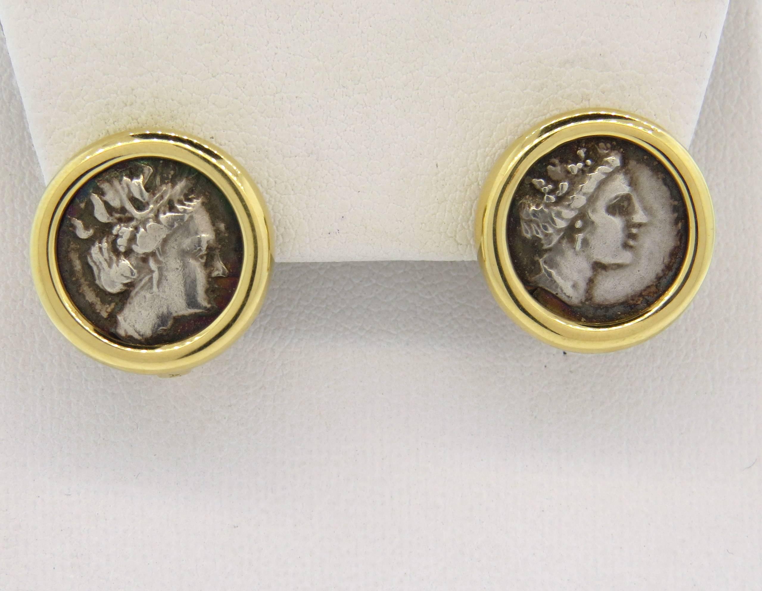 bulgari monete earrings