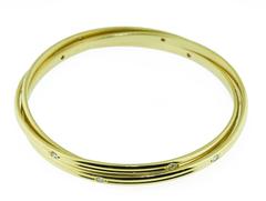 Cartier Diamond Gold Trinity Bracelet