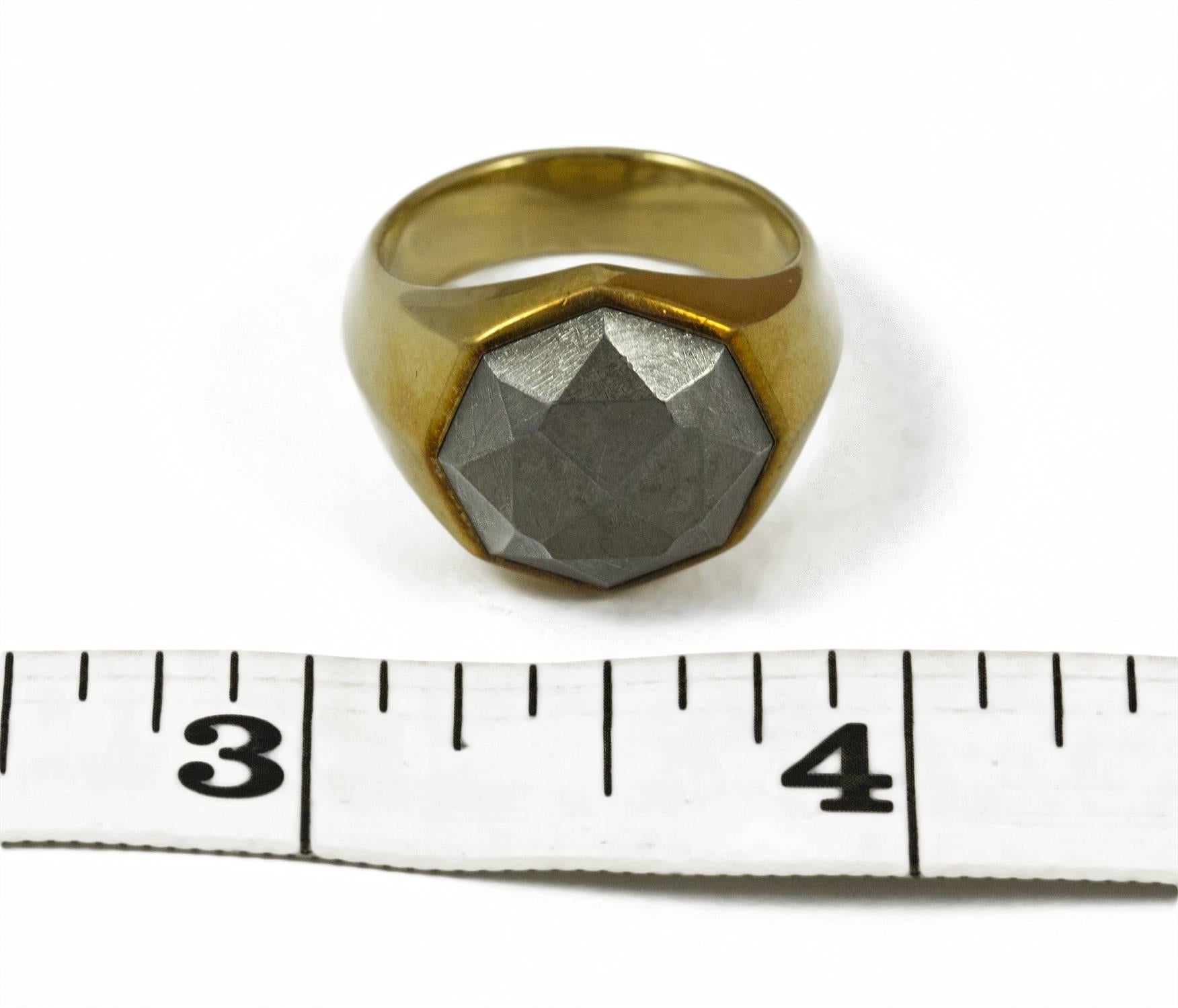 david yurman meteorite signet ring