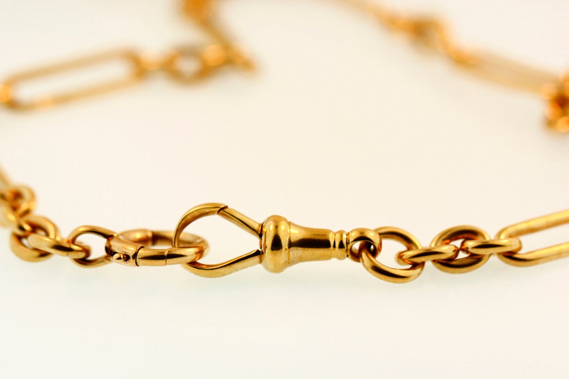 Victorian Antique English Gold Watch Chain