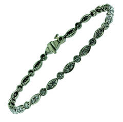 Tiffany & Co. Diamond Platinum "Jazz" Bracelet