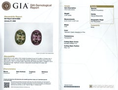Natural Alexandrite 3.06 carats with GIA Report