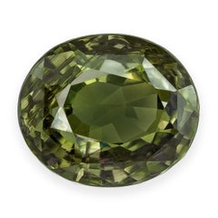 Alexandrite naturelle de 0.95 carats, accompagnée d'un rapport du GIA