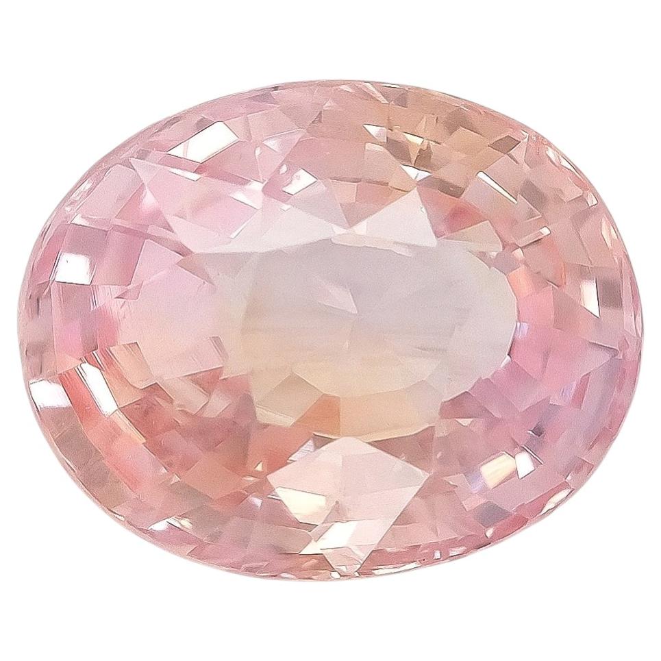 Natural Unheated Padparadscha Sapphire Gemstone 3.25 carats with AIGS Report