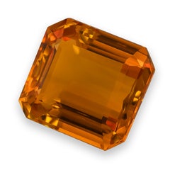 Citrino naranja natural de 44,56 quilates