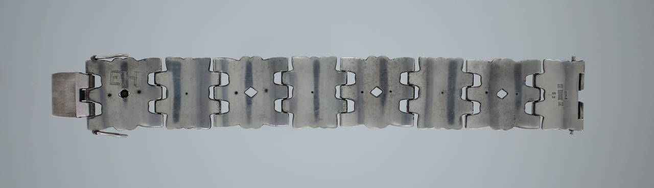 Art Deco Georg Jensen Sterling Silver Bracelet No. 83