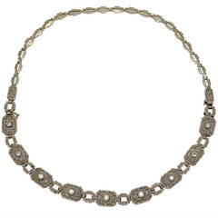 Remarkable Edwardian Diamond Necklace/Bracelet