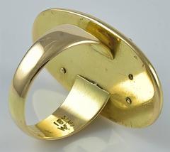 William Spratling Carved Jade gold Ring