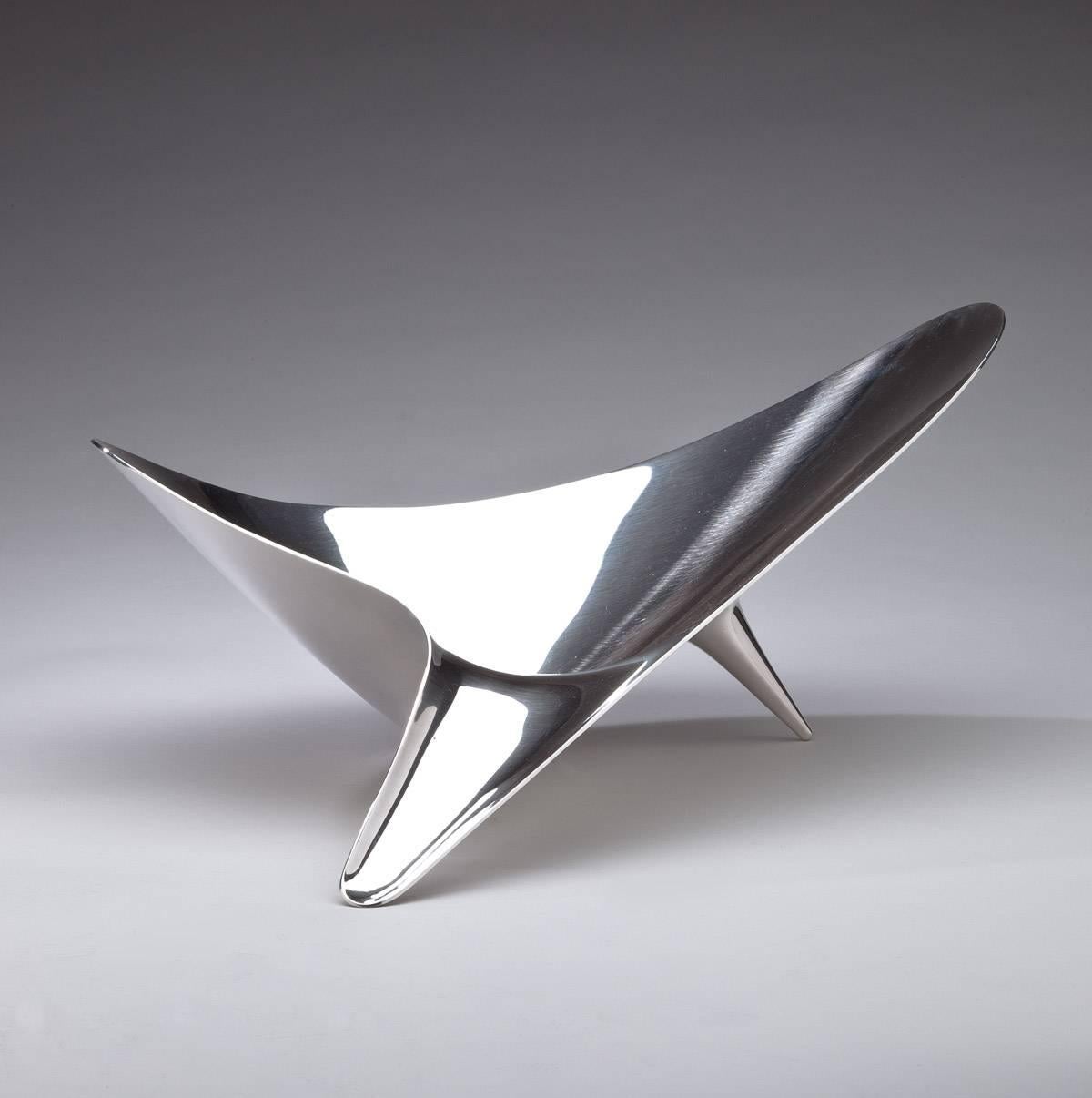 Women's or Men's Georg Jensen Fruit Bowl No. 1068 by Henning Koppel For Sale