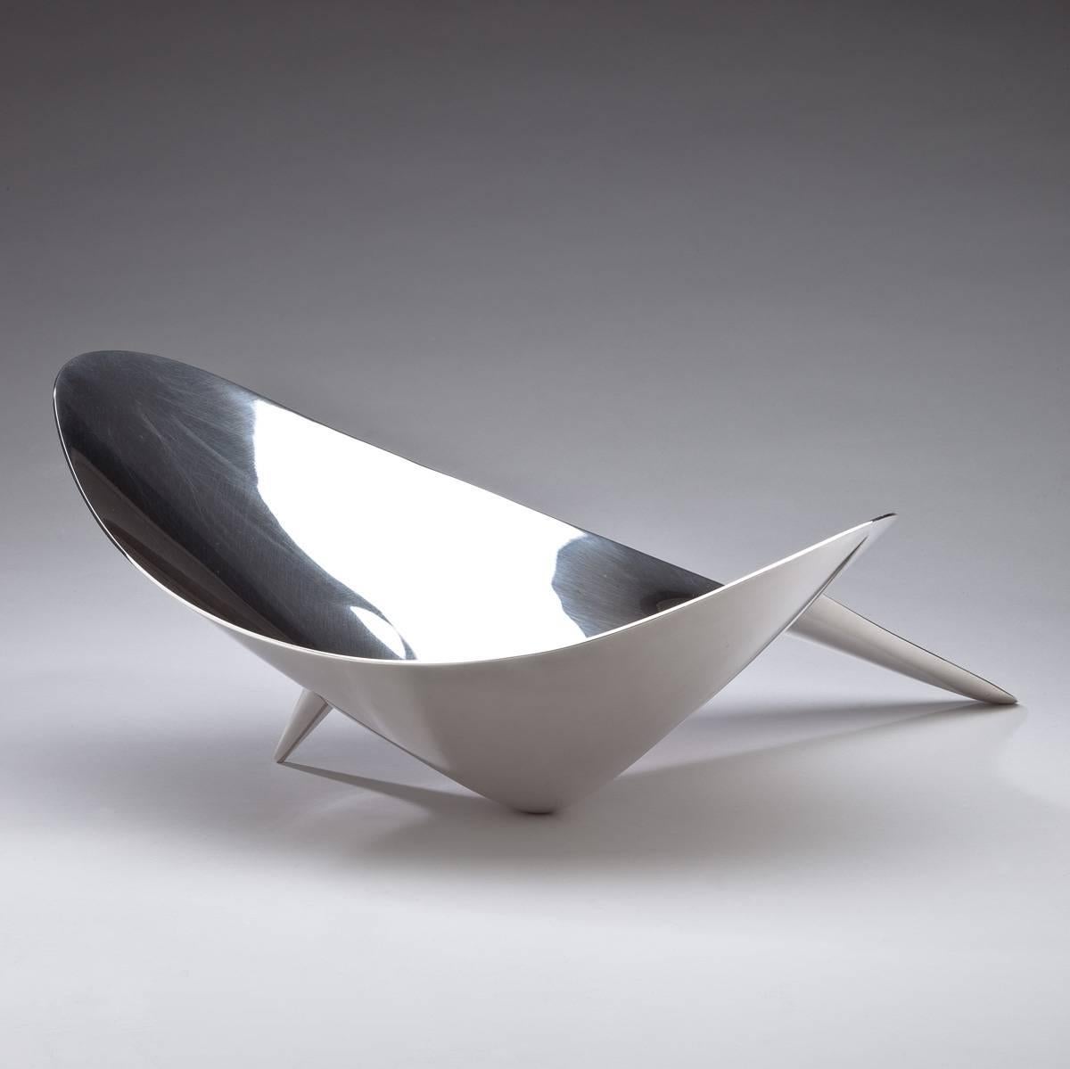 Georg Jensen Fruit Bowl No. 1068 by Henning Koppel For Sale 1