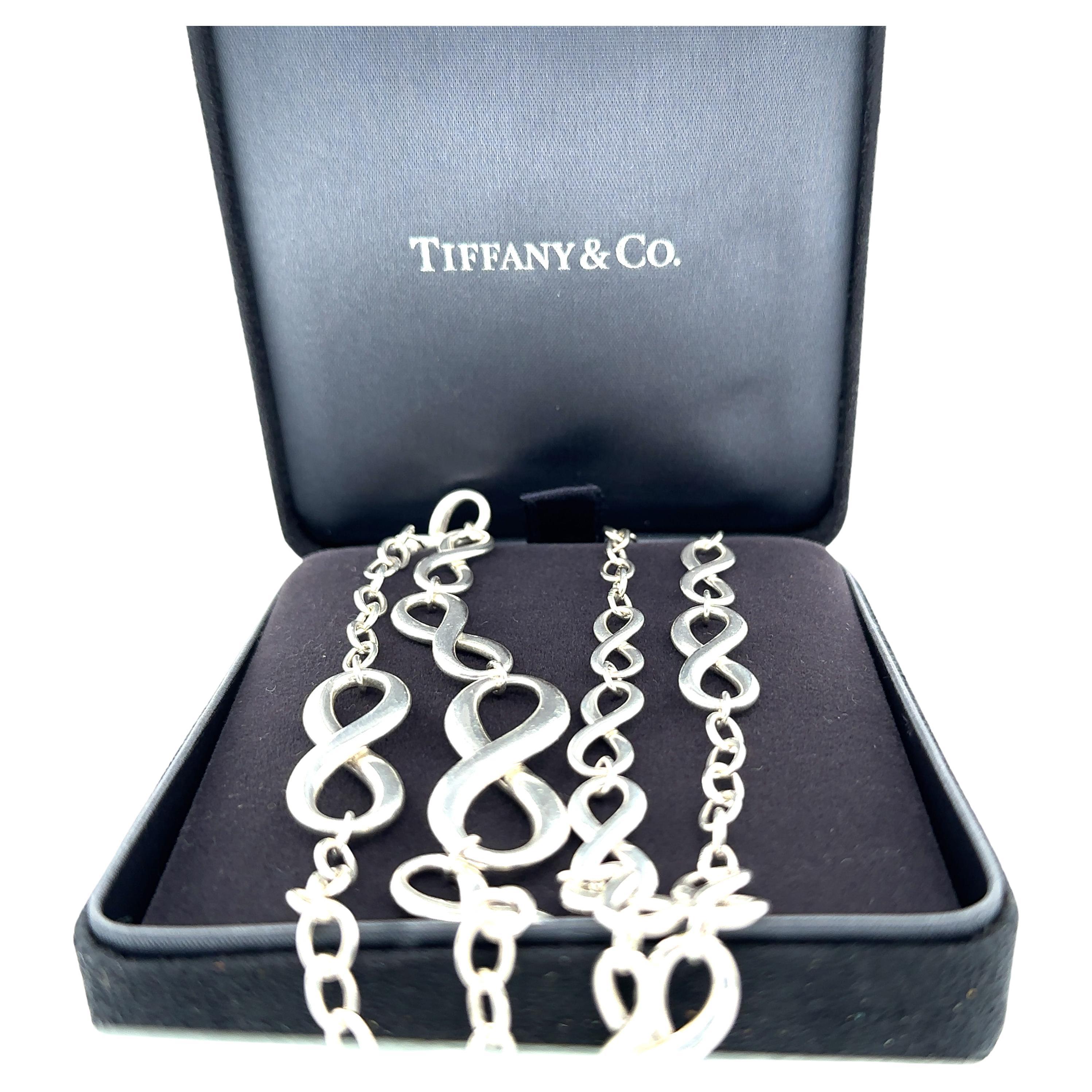 Tiffany and Co Infinity Statement Necklace (RARE) For Sale