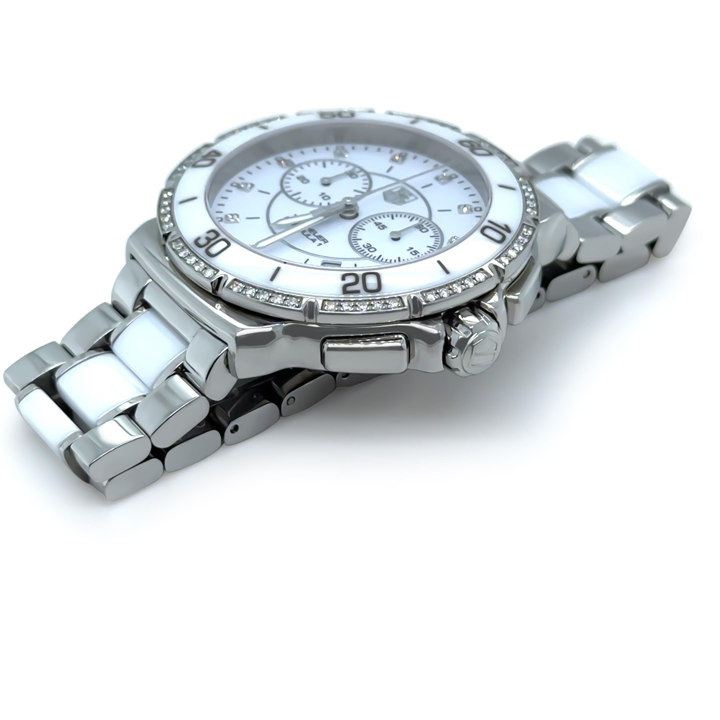 Reloj Tag Heuer Formula 1 Cronógrafo Bisel Diamante - 41mm en Excelente estado para la venta en SYDNEY, NSW