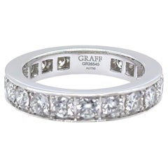 Graff 18ct White Gold Diamond Eternity Ring 1.80ct 5.53g