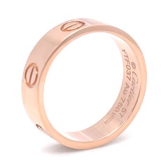 Bague « LOVE » Cartier en or jaune 18 carats, 6,34 g