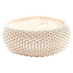 Tiffany & Co. Sterling Silver Somerset Mesh Weave Bracelet 116g