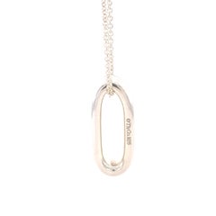 Tiffany & Co. Sterling Silver 1837 Oval Loop Pendant Necklace 13.21g