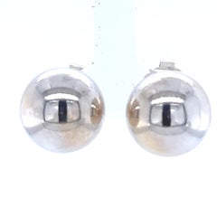 Tiffany & Co. Sterling Silver HardWear Ball Stud Earrings 11.50g
