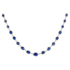 Hirsh Sapphire and Diamond Regal Necklace