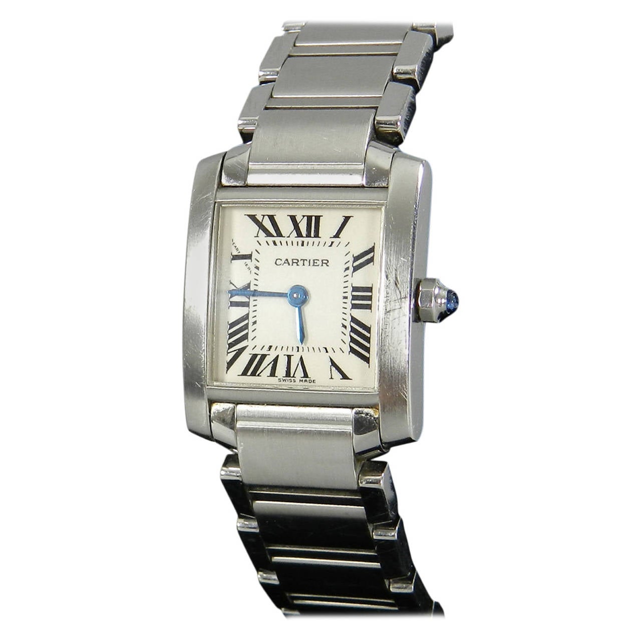 Cartier Lady's Stainless Steel Tank Francaise wristwatch ref 2334