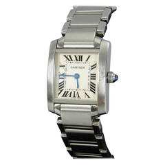 Cartier Lady's Stainless Steel Tank Francaise wristwatch ref 2334