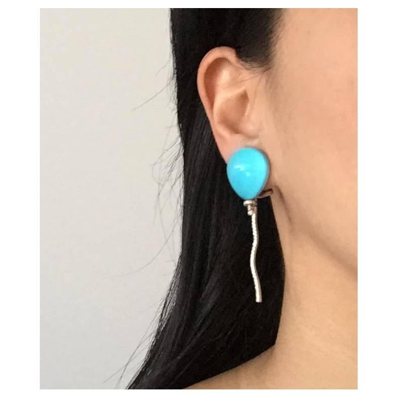 Women's Vhernier Rock Crystal Diamond Gold Abalone Balloon Earrings