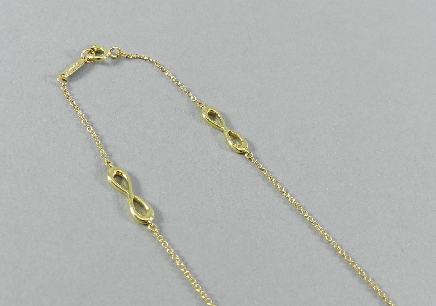Tiffany & Co. Gold Infinity Endless Necklace 1