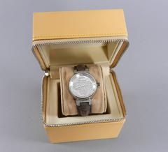 Louis Vuitton Lady's Stainless Steel Diamond Tambour Forever Wristwatch