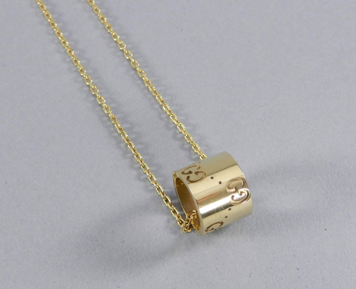 Women's Gucci Gold Icon Necklace