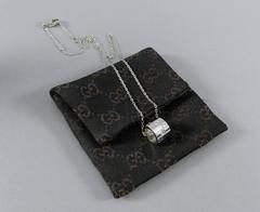 Gucci Diamond Gold Icon Pendant Necklace