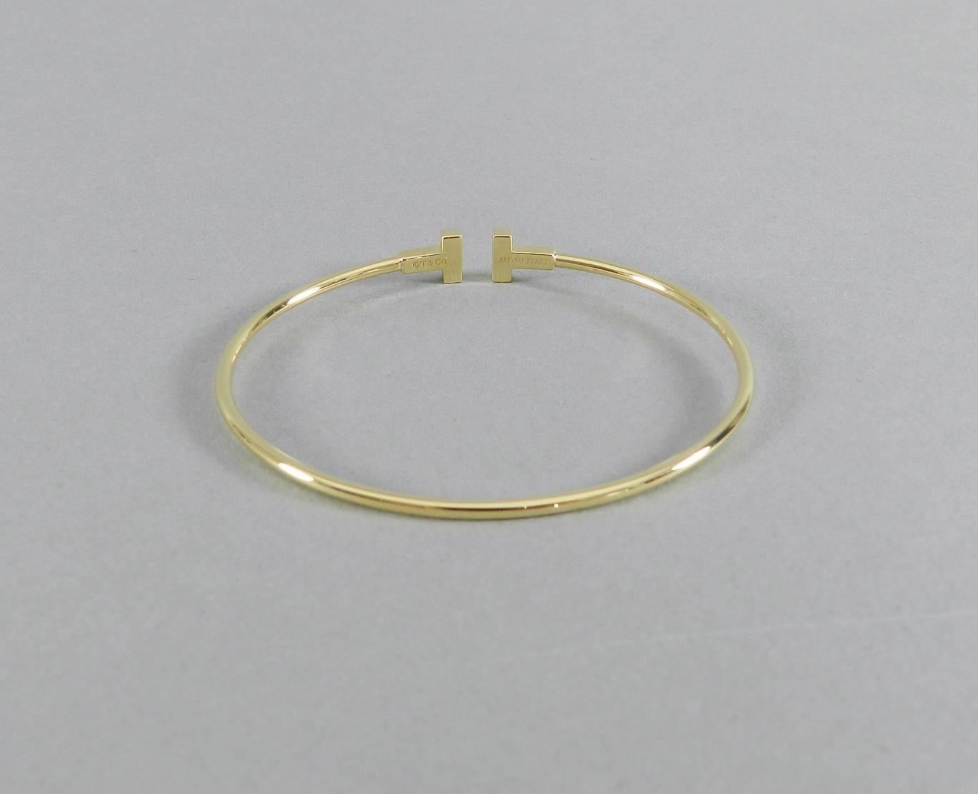 tiffany t narrow wire bracelet