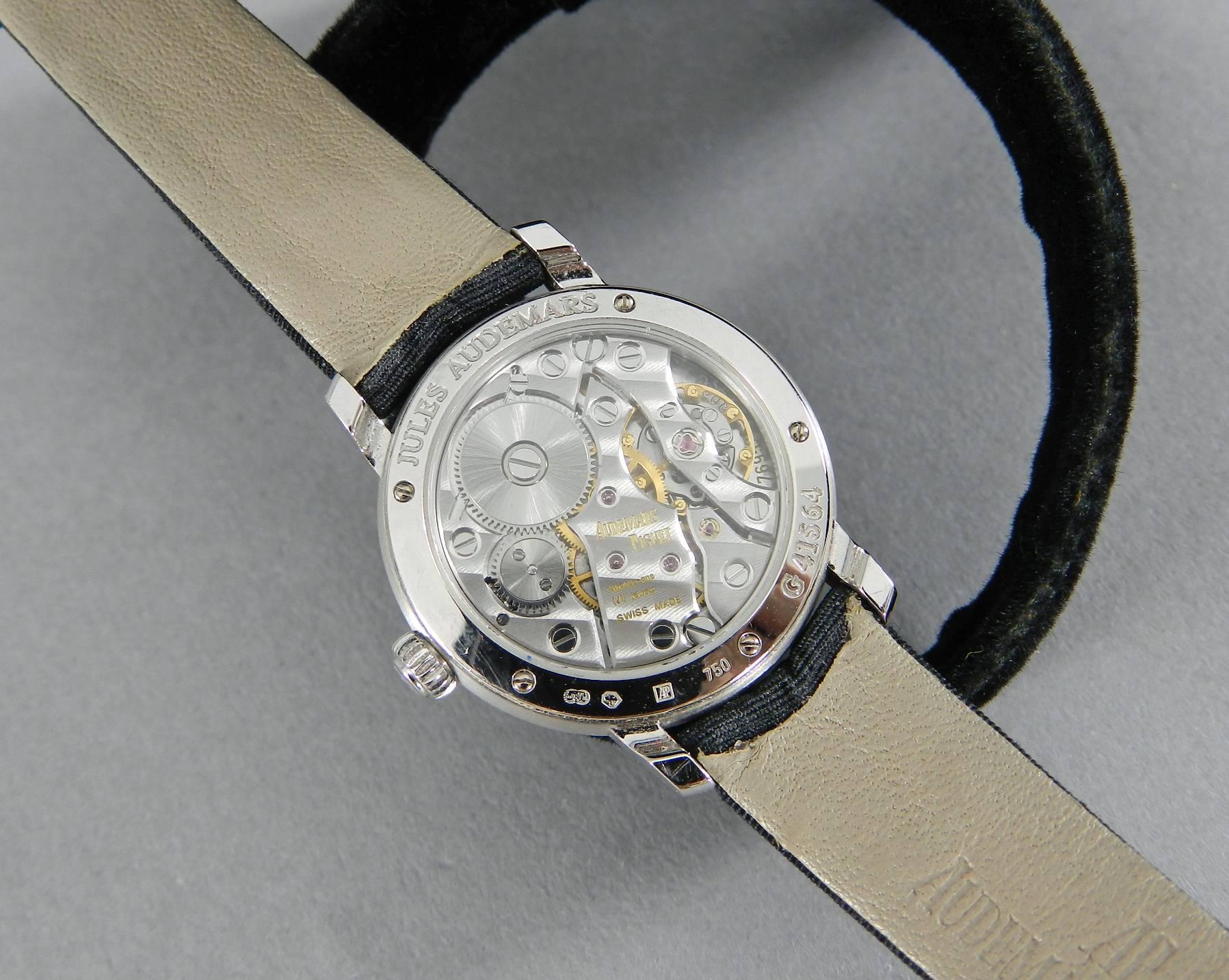 Women's Audemars Piguet Lady Audemars White Gold Diamond Wristwatch