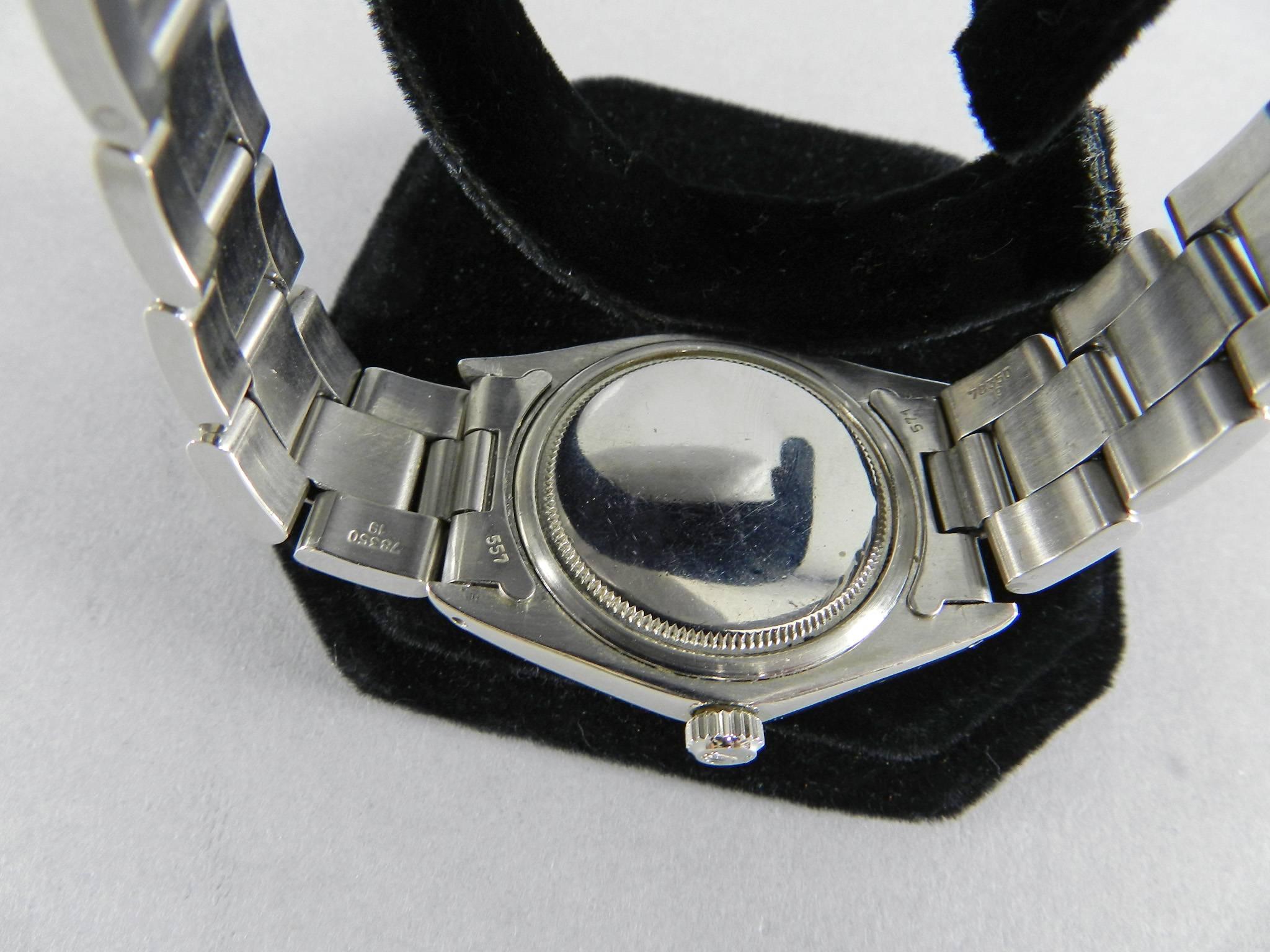 Rolex Stainless Steel Vintage Oyster Date Precision Wristwatch, 1970s 2