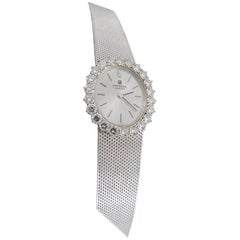 Universal Geneve Ladies White Gold Diamond Manual Wristwatch