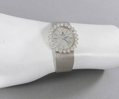 Universal Geneve Ladies White Gold Diamond Manual Wristwatch