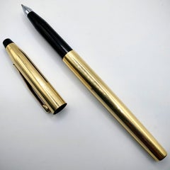 Penna roller vintage A.T. Cross Classic Century 1/20 con rivestimento in oro 12KT, prodotta negli Stati Uniti