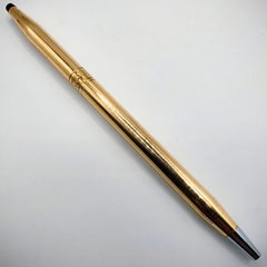 Vintage A.T.Cross Classic Century 1/20 14KT Gold Filled Twist Ballpoint Pen USA