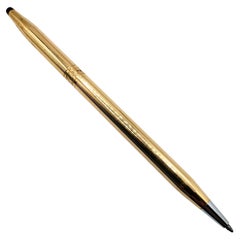 Vintage A.T.Cross Classic Century 1/20 14KT Gold Filled Twist Ballpoint Pen USA