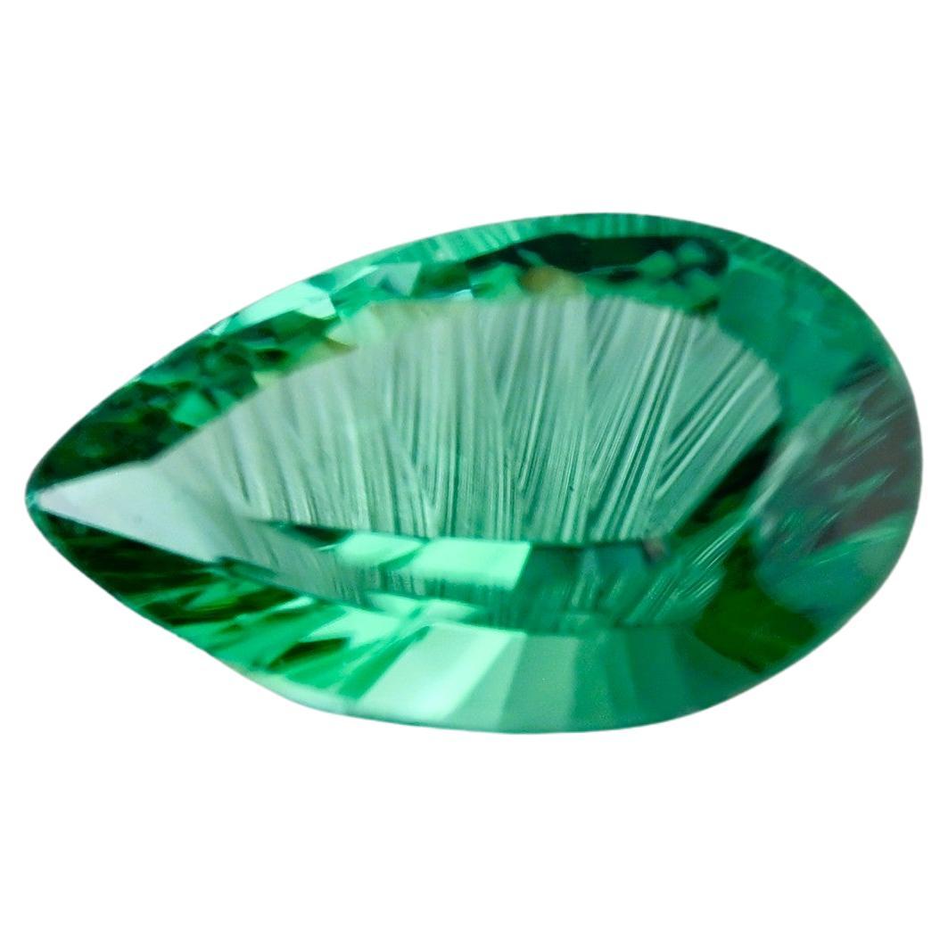 Tormalina brasiliana Paraiba certificata GIA da 0,91 carati, di colore verde-bluastro naturale in vendita 9