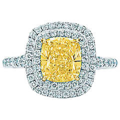Tiffany & Co. Sunlight Diamond Platinum Ring