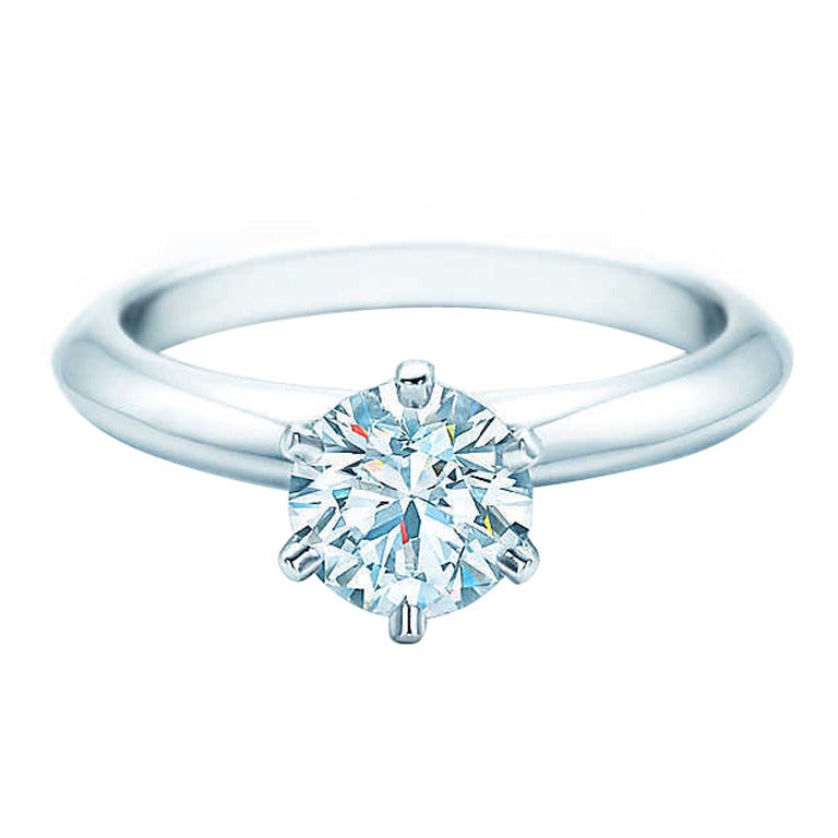 Tiffany & Co. Diamond Platinum Ring