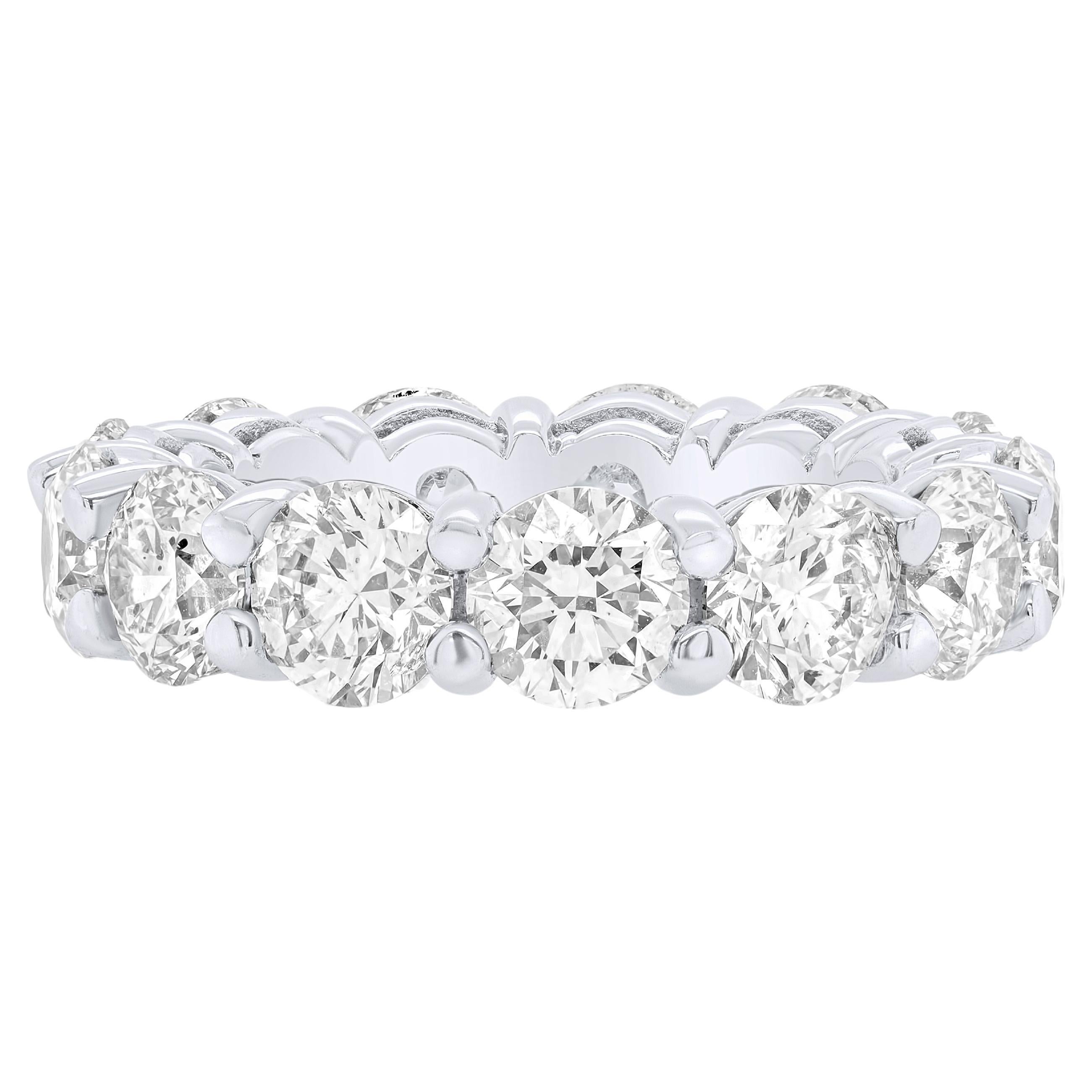  18kt white gold all the way around diamond eternity band feature 4. 55ct of round diamonds.
Diana M. is a leading supplier of top-quality fine jewelry for over 35 years.
Diana M is one-stop shop for all your jewelry shopping, carrying line of
