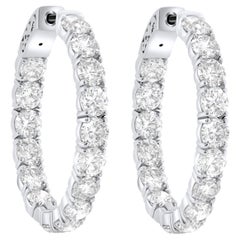 Boucles d'oreilles cerceau en or