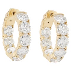 A&M. Custom 8.05 Cts. Créoles - Diamant
