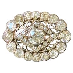 Bague à diamants de la Belle Époque et du début de l'époque édouardienne 1900-1915