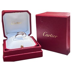 Cartier Juste un Clou 18K White Gold Ring – Size 60