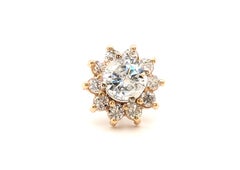 Mined Diamond Stud Earring Enhancers Jackets 1ct Yellow Gold 14K