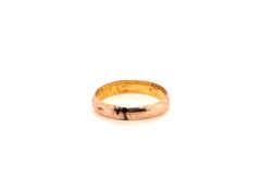 Victorian Baby Ring Band 14K Yellow Gold Antique Vintage Original 1890's