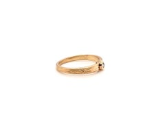Art Deco Diamond Baby Ring Yellow Gold Antique Vintage Original 1920's
