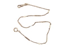 Art Deco Pocket Watch Chain Antique Original 1920's Hamilton &Hamilton Jr. Inc.