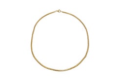 David Yurman Solid 18K Box Chain Necklace 3.4mm Authentic 18" MSRP $8, 200